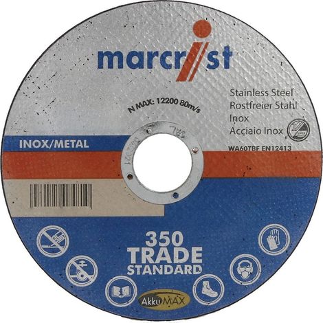 Disque à tronçonner 350 ultra fin pour métal et inox diamètre 230 x 1,9 mm