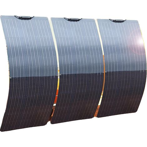 Panneau Solaire, Design Flexible, Haute Efficacité, 3pcs 100w (1/2)