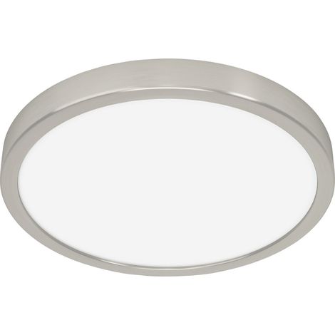 Eglo LED Deckenleuchte Fueva 6-Z nickel matt Ø 28 x 3 cm RGB dimmbar