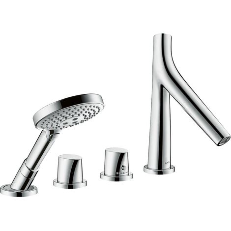 hansgrohe AXOR Starck Organic 4-Loch Fliesenrandarmatur mit (1/3)