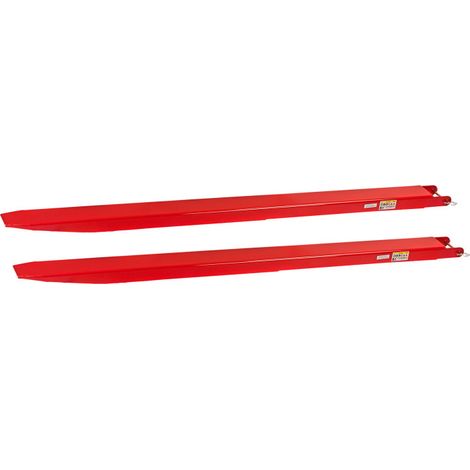 Rallonges de fourches 220 cm pour chariot élévateur - 2 pces - Type 3