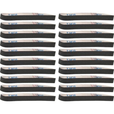 ACOGEDO Bandschleifer, Rolle mit 20 Mini-Schleifbändern, geeignet für Holzbearbeitung, Polieren von Metallen und anderen abrasiven Materialien. (1/5)