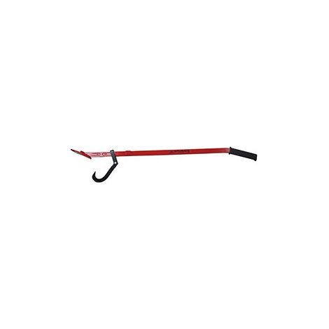 Palanca de abatir con garra giratoria ø Máx: 35cm. Longitud 1300mm. Peso 3500g. Mango de alta gama en corcho.
