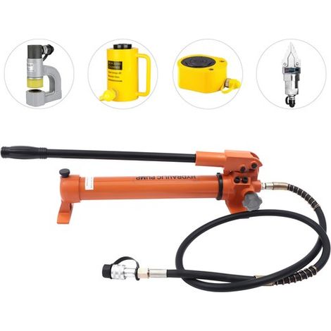 Manual Hydraulic Hand Pump Conjunction + Other Hydraulic Tools 10000 PSI (1/5)
