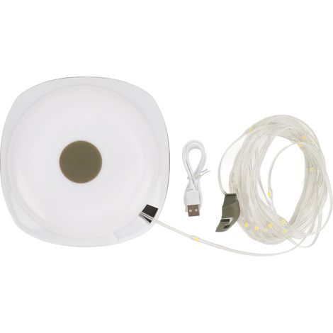 Lampe de camping rechargeable USB, LED haute luminosité, boîtier ABS, idéale pour les voyages en plein air. (1/5)