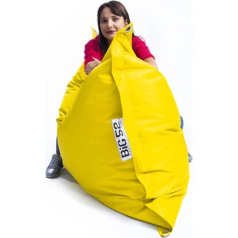 Pouf Extérieur, Outdoor, Jardin, Terrasse, Jaune BiG52 IRON RAW (1/5)