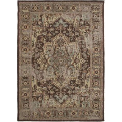 Tapis salon oriental marron 110x160 (1/4)