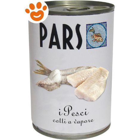 PARS Dog&Cat Cotte al Vapore Pesci - Lattina 400 Gr -
