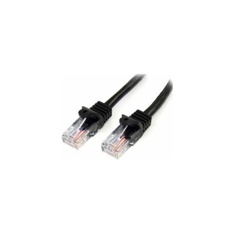 StarTech.com 10,0mCat5e Ethernet Netzwerkkabel Snagless mit RJ45 - Cat 5e UTP Kabel - Schwarz - Patch-Kabel - RJ-45 (M) bis RJ-45 (M) - 10,0m - UTP - CAT 5e - ohne Haken - Schwarz (45PAT10MBK) (1/5)