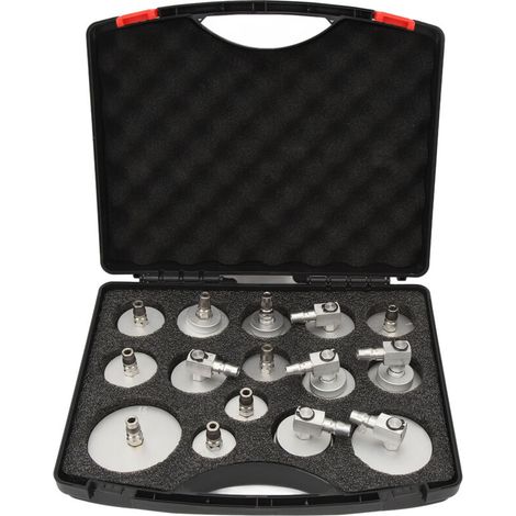 Jeffergarden 15 pièces adaptateur de matre-cylindre ensemble adaptateur de purge de liquide de frein étanche universel pour automobiles-DOU