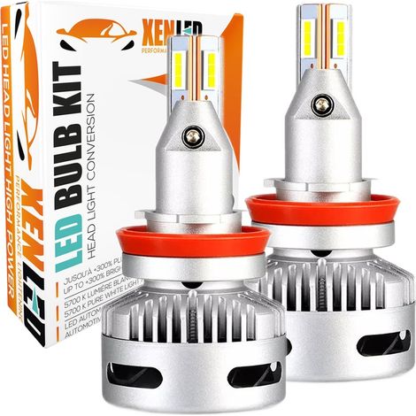 Kit 2 Ampoules LED H8 H9 H11 N26 45W 11600Lms LED Pro - Design Lenticulaire (1/5)