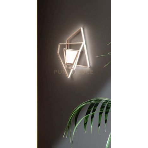 PLAFONIERA GALAXY MEDIA ORO 3000k 3650lm 90w DIMMERABILE L.63CM