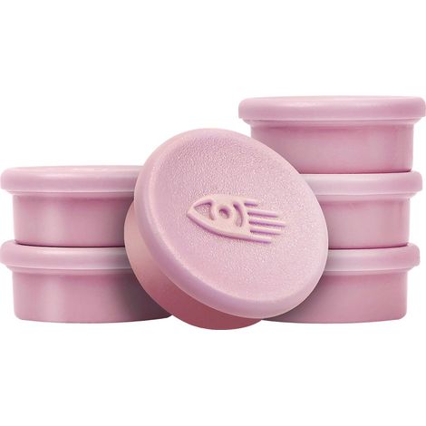 Imanes para pizarra blanca - 20 mm - 10 unidades - Rosa claro