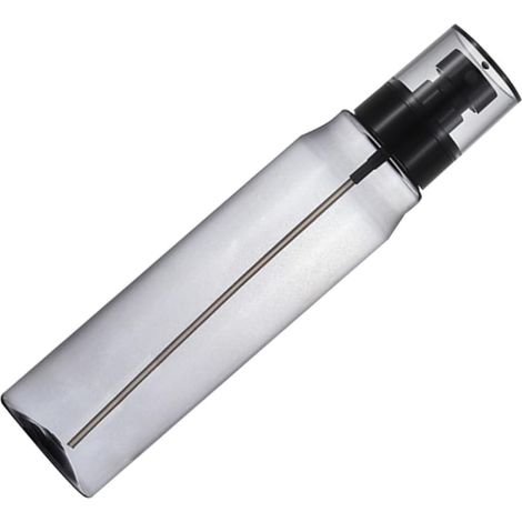 Botella pulverizadora de plástico negro de 250 ml, recargable, 5 unidades. (1/5)