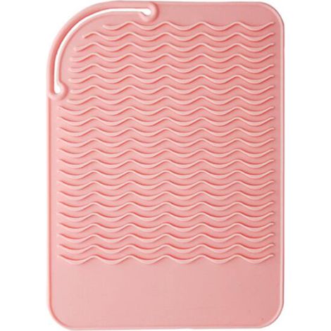 Étui de rangement en silicone résistant à la chaleur pour fers à friser et lisseurs, protection des outils de coiffage thermiques (1/5)