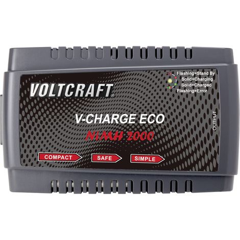 VOLTCRAFT V-Charge Eco NiMh 2000 Chargeur de modélisme 230 V 2 A NiMH, NiCd W927501 (1/5)
