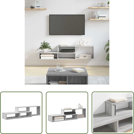 Holzwerkstoff - WandTVStand 120x25x28,5cm Holzwerkstoff (1/5)