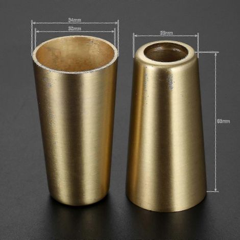Embouts de pieds de meubles, embouts de pieds en cuivre pur, protections pour pieds de table et de chaise 5 (1/5)