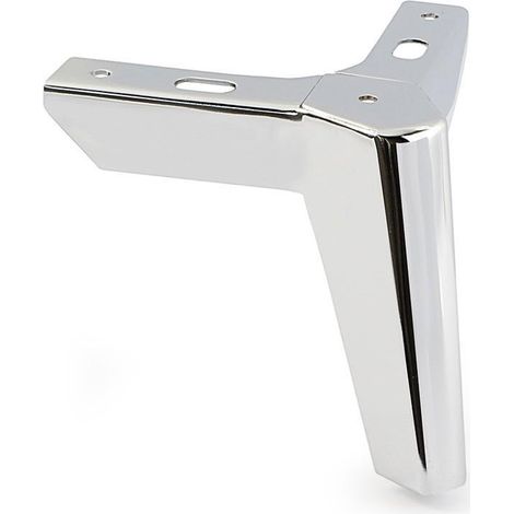 Q&Q pata metálica vector h120 acabado cromo , Acabados disponibles cromo, negro mate, plomo cepillado, latón cepillado, blanco mate.La pata metálica Vector