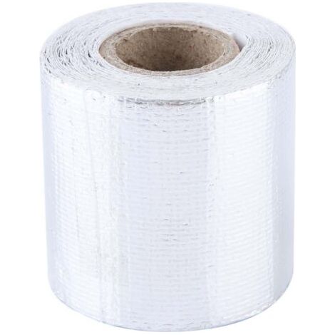 Cinta adhesiva reflectante de aluminio plateado para coches, 5 m x 5 cm, protección contra el calor. (1/5)