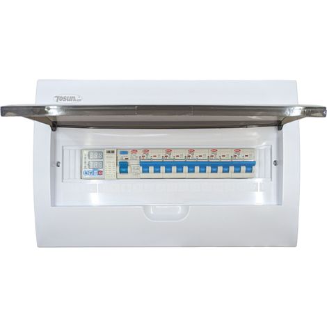 Cuadro Eléctrico con 6 Magnetotérmicos, Diferencial y Sobretensiones digital - Cableado