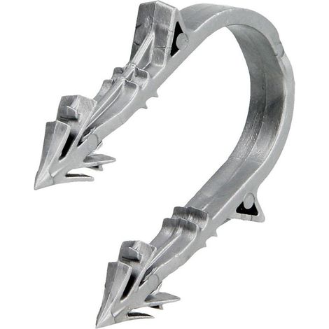 Agrafe 2D avec système actif à 8 ancrages longueur 40 mm (1/5)