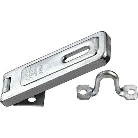 Chiusura portalucchetto 100 x 35 mm. - zincato