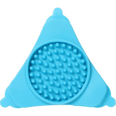 Tapis à lécher pour chiens, chiots et animaux de compagnie, tapis à lécher pour chien, chargeur lent pour nourriture, friandises et beurre de cacahuète, jouet stimulateur pour chien qui aspire au mur (1/4)