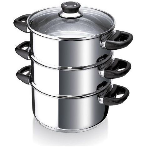 Cuiseur vapeur BEKA Polo 24 cm acier inox 5,3 L compatible induction
