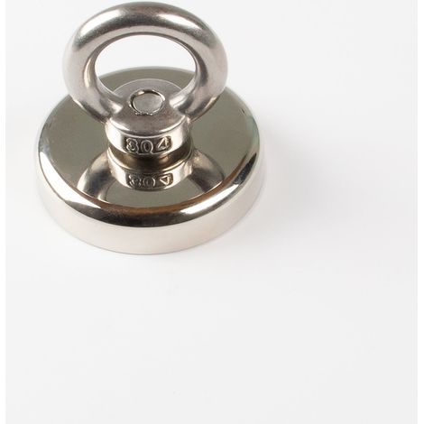 Magna-C Neodym-Flachgreifer Ø50x10,7mm mit Öse (1/4)