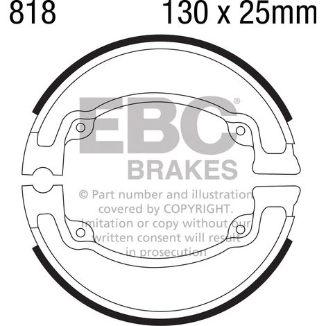 Pastiglie freno EBC 818 (1 set)