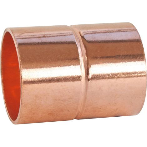 Manchon Cuivre À Souder Ø12mm - Raccord Égal Normé NF - Pour Tuyauterie Eau (1/3)