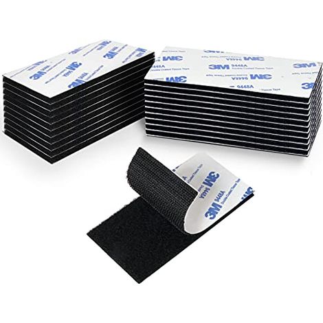 9448a Nastro adesivo tessile 10 cm x 5 cm 12 paia (1/5)