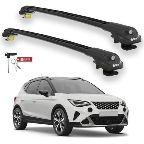 TURTLE kompatibel mit Seat Arona (Kj7) 2017-2025 Dachträger Air1 Schwarz (1/5)