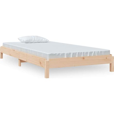 Maison Exclusive - Cama apilable de madera pino maciza 80x200 cm (1/5)