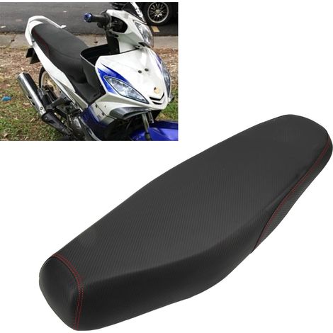 Modifizierter Yamaha LC135 V1 Motorradsitz: Ledersitz mit Höcker, Schaumstoffsitz, wasserdicht und verschleißfest (übergroß). (1/5)