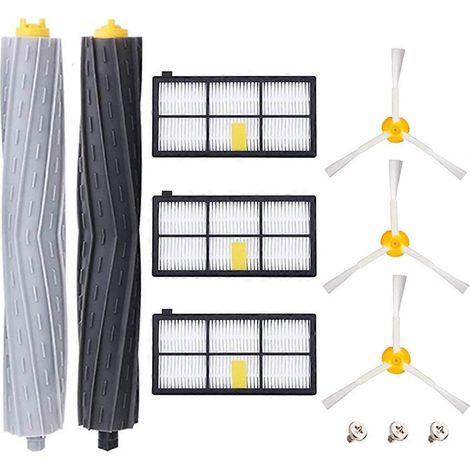 Accessoires pour iRobot Roomba - Kit de filtres et brosses de rechange - Ensemble 11 en 1 [jkw] (1/5)