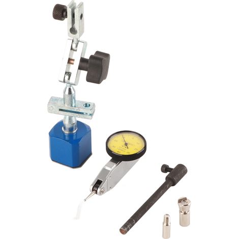 Adjustable Magnetic Base Stand Holder with YelLow Face Dial Test Indicator Gauge 0‑0.8mm