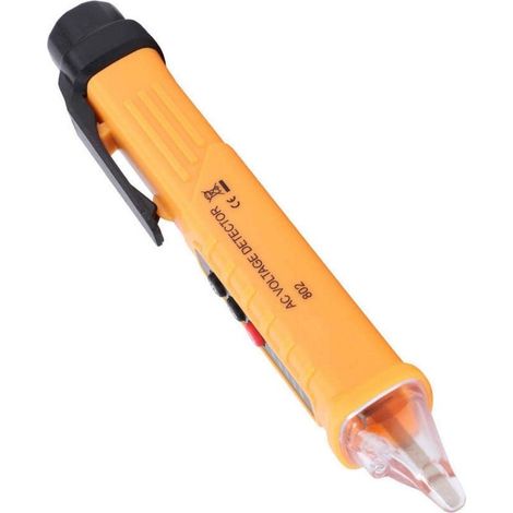 Testeur tension crayon – 48-1000V / 12-1000V – haute précision – jaune – maison / industrie (1/5)