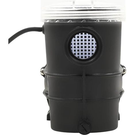 Maison Exclusive - Pompa per Piscina con Timer Nera 0,25 HP 8000 L/h (1/5)
