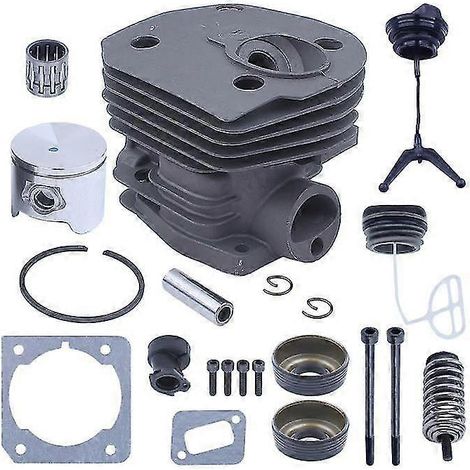 Kit de bouchons de collecteur d'admission, piston et cylindre de 44 mm pour tronçonneuse Husqvarna 350, 340 et 345 (1/4)
