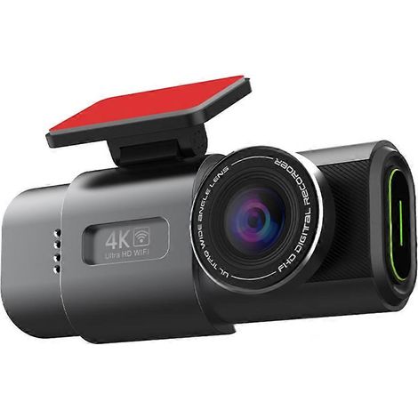 Dashcam mit 4K-UHD-Aufnahme, DVR, Nachtsicht, integriertem WLAN, Dual-Objektiv, GPS und 24-Stunden-Parkfunktion (1/5)