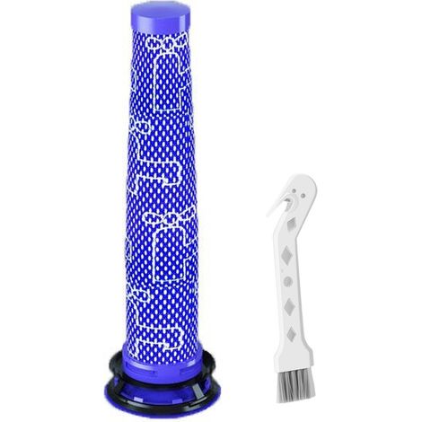 Filtre V7 V8 - Préfiltre Et Filtre Moteur H12 Réutilisable - Pour Aspirateur À Batterie Sans Fil - Lot De 2 Pièces Avec Brosse De Nettoyage (1/5)