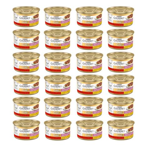 KOT Gourmet Gold Mix manzo-pollo 85 g lattina Nestlé (1/2)