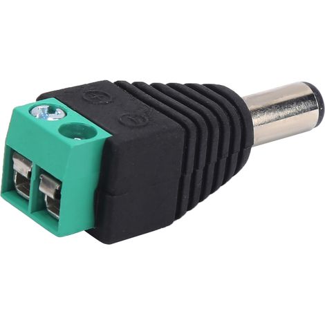 Connecteur d'alimentation cc mâle, 100 pièces, borne de surveillance, bloc de prise 80W 12V-36V (1/5)