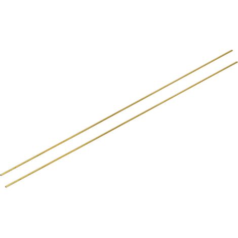 Laiton Tube, 1mm OD 0.2mm Mur Épaisseur 150mm Longueur Rond Tuyau Tube pour Industrie, Bricolage Projets 2 pcs (1/5)