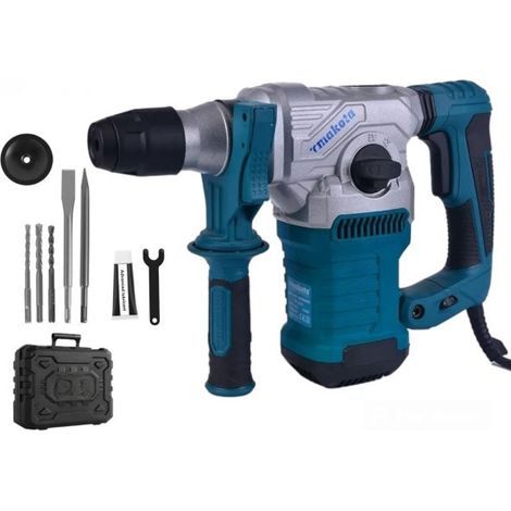 TRAPANO SCALPELLATORE MARTELLO DEMOLITORE 2000W 32MM TASSELLATORE CON ACCESSORI (1/5)