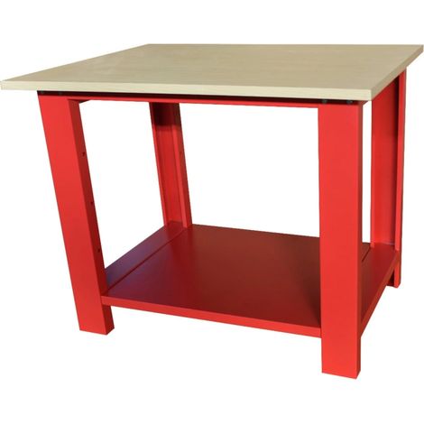 banco da lavoro essenza in acciaio essenza 100x75x80 cm