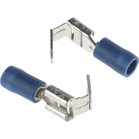 Cosse faston RS PRO, Isolé, Bleu
