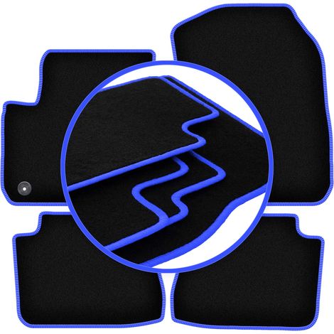Tapis de voiture CARLUX-BLUE pour : Opel e-Corsa F à hayon (2019-)